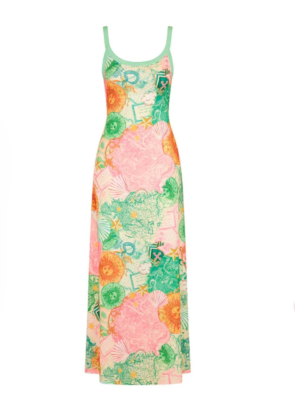 Kulani Kinis scoop low back maxi dress in Neverland. Floral Backless Maxi Dress - Picture 4 of 7